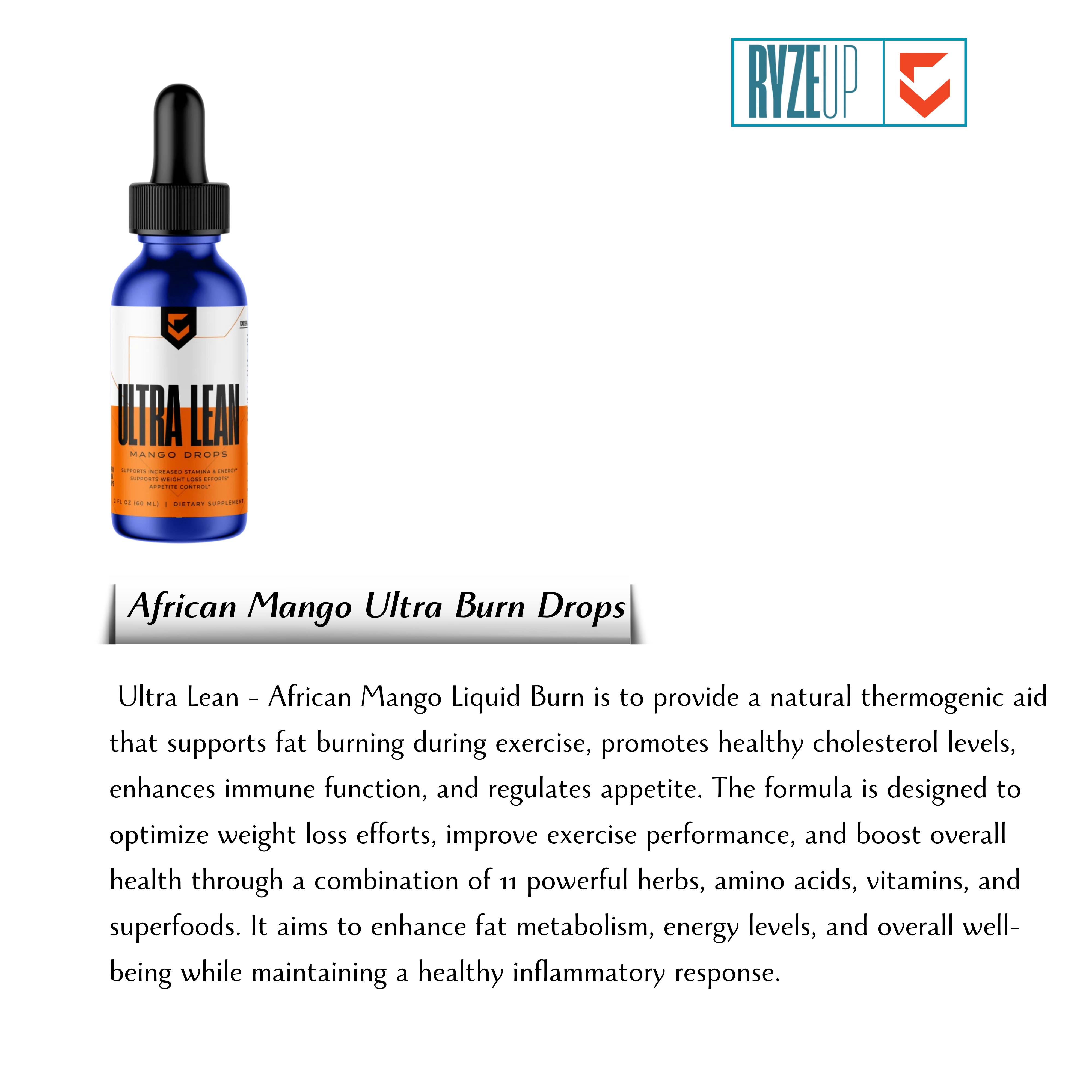 African Mango “Ultra Burn” Drops