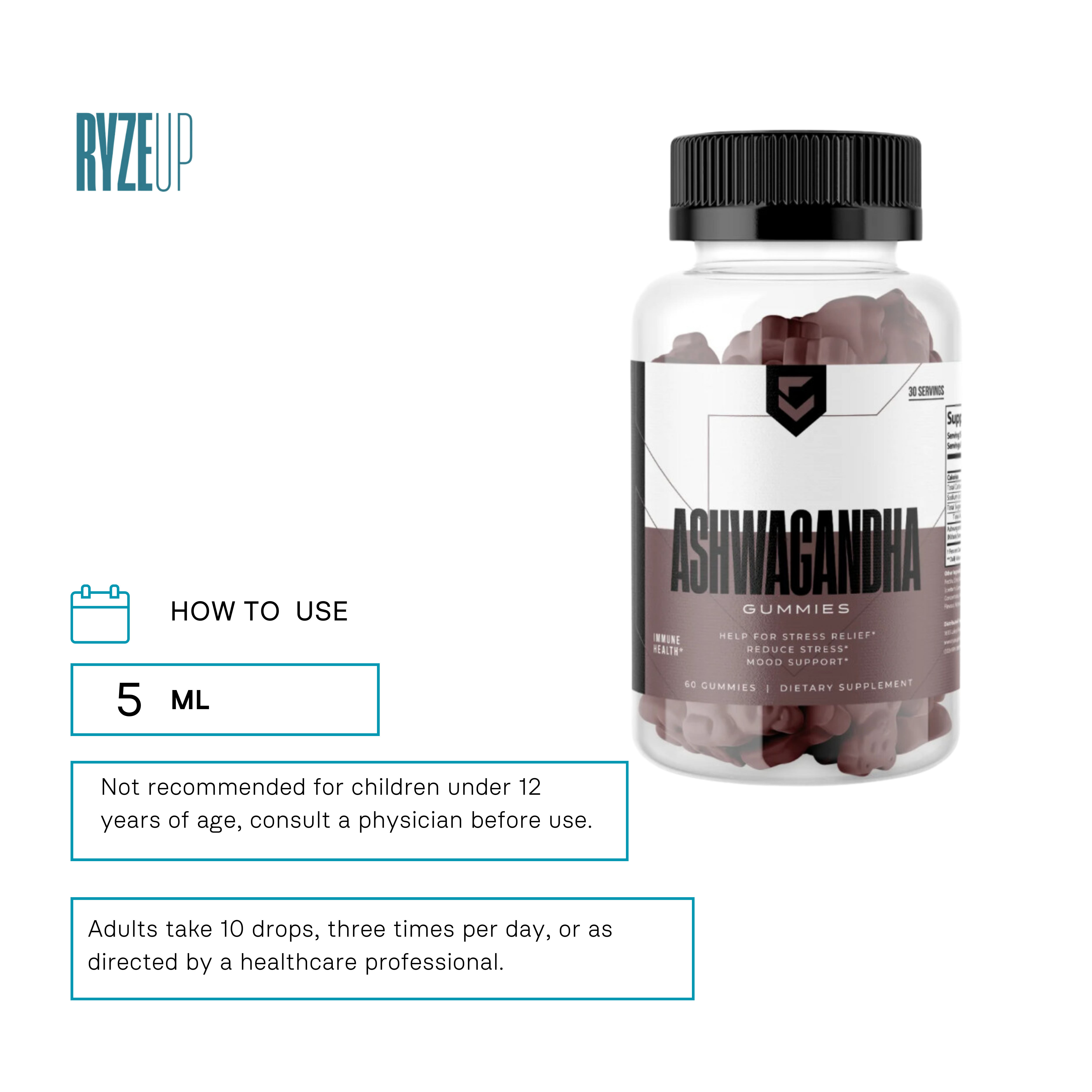 Ashwagandha with Vitamin D and Zinc Gummies