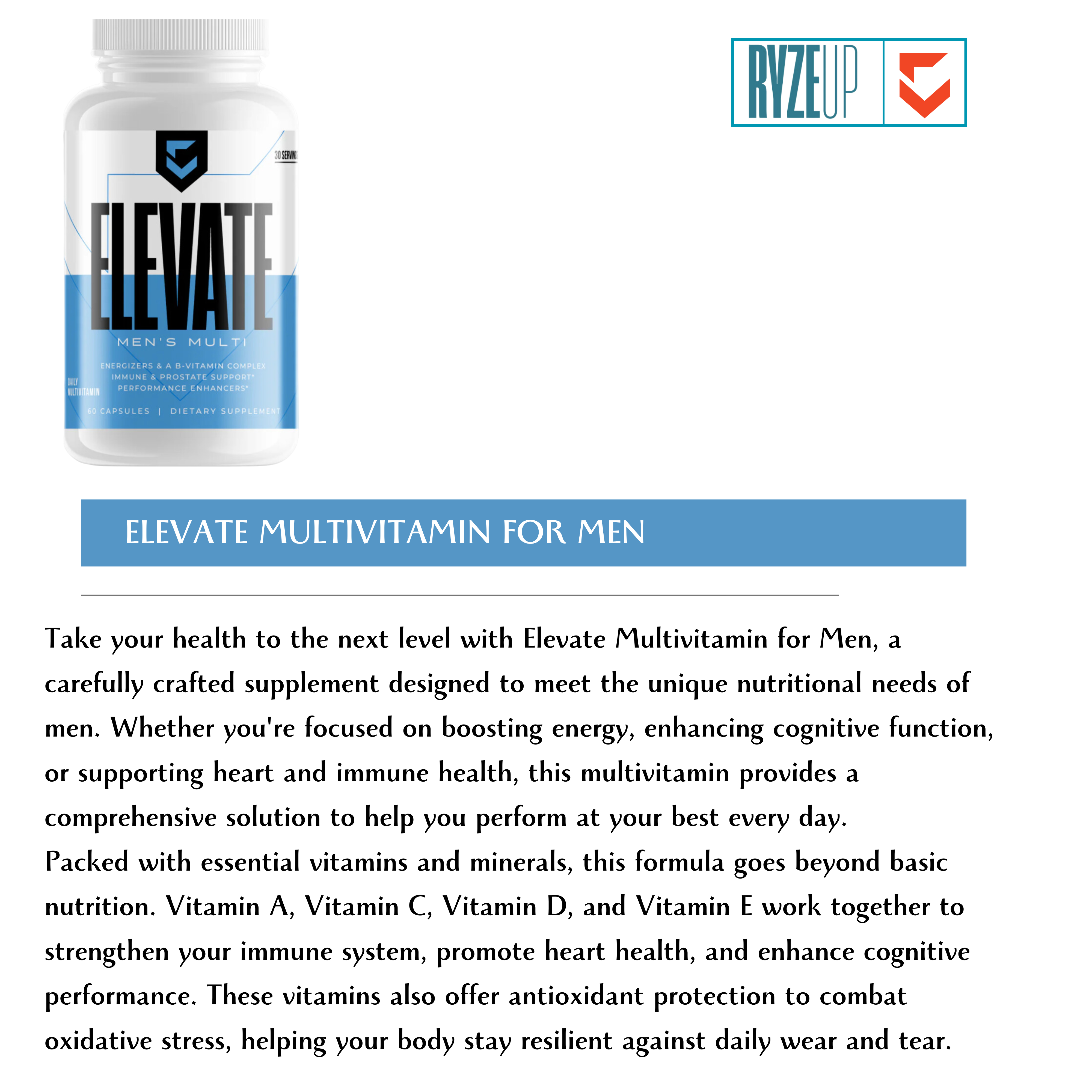Elevate Multivitamin for Men