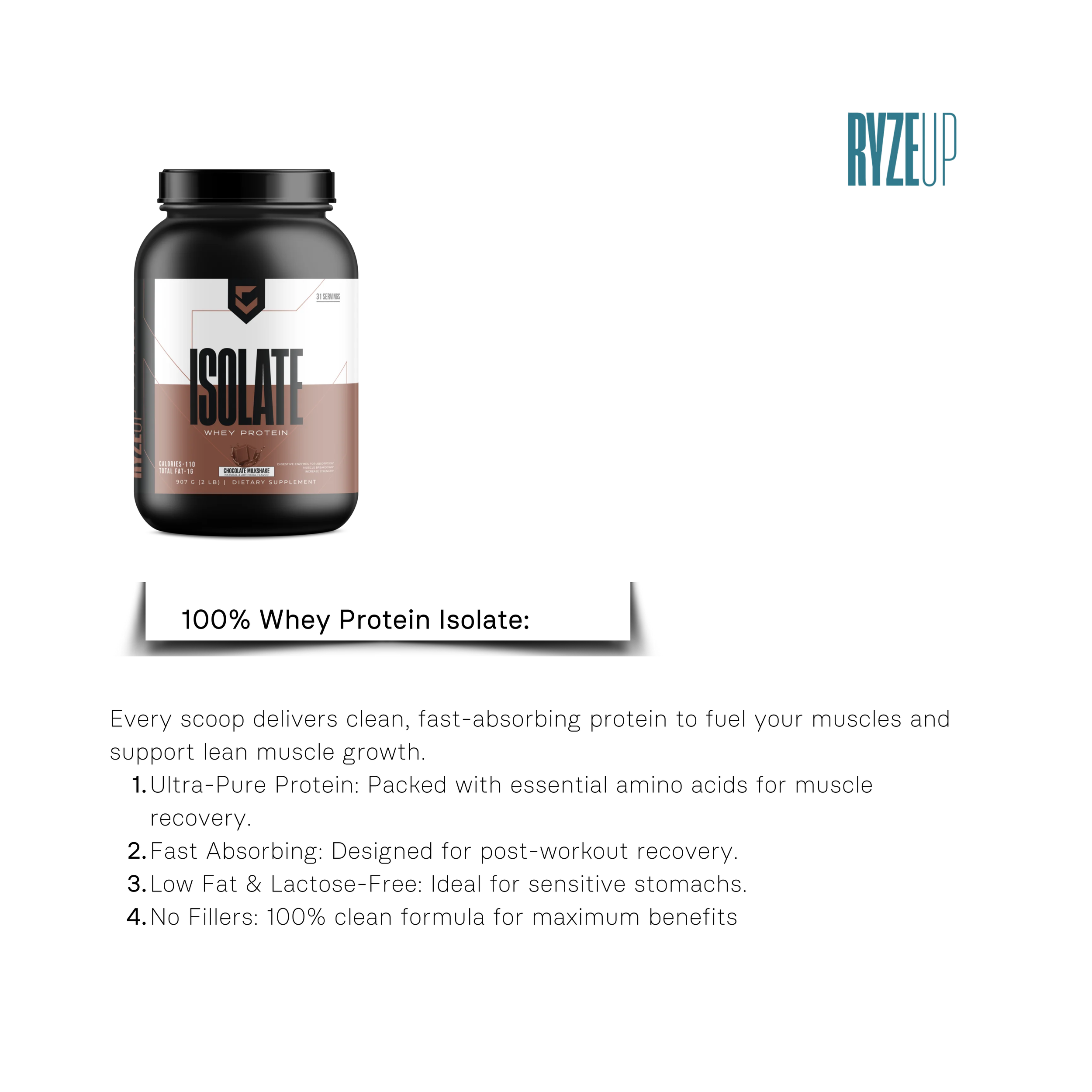 100% Whey Isolate