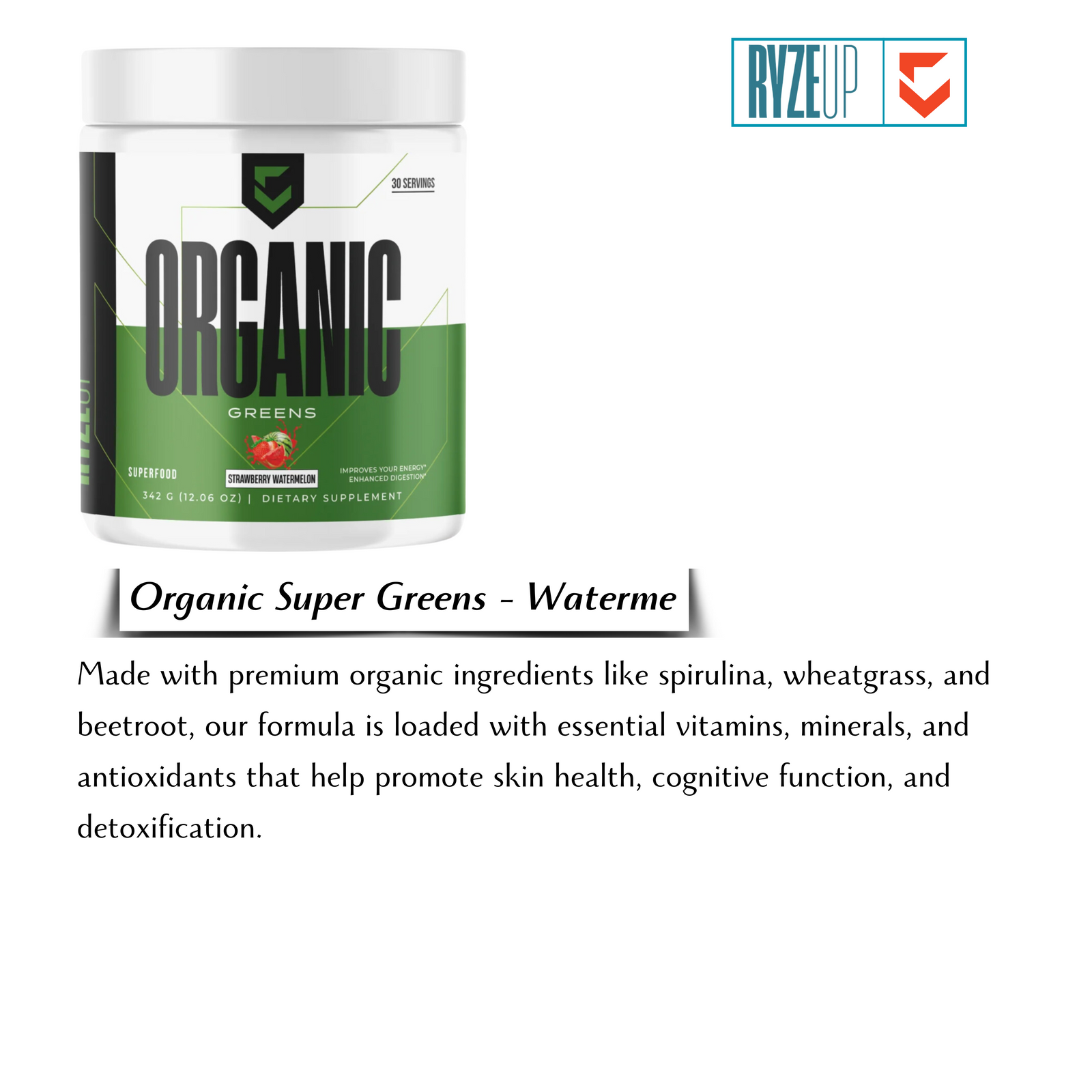 Organic Super Greens - Watermel