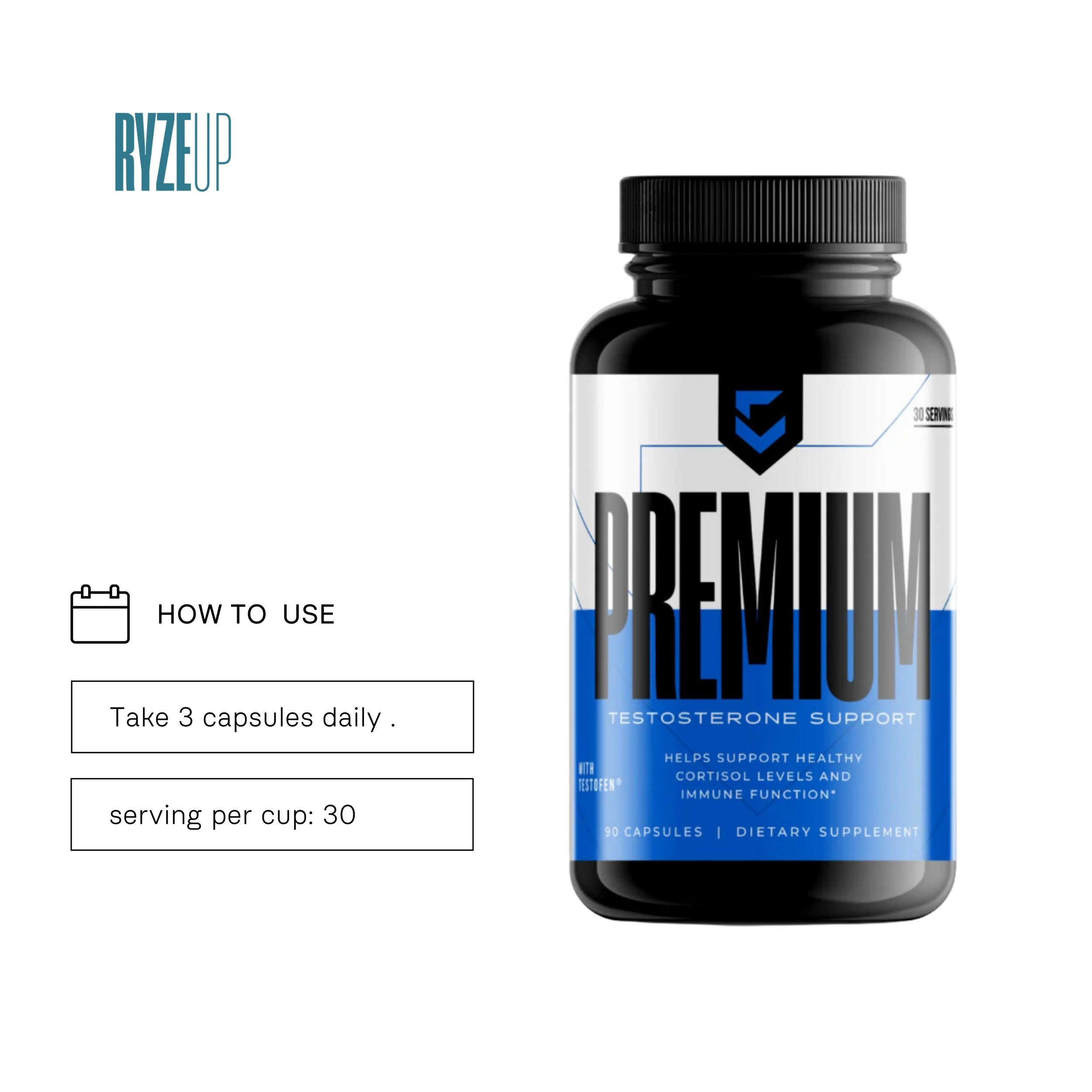 Premium Testosterone w/ Testofen ®