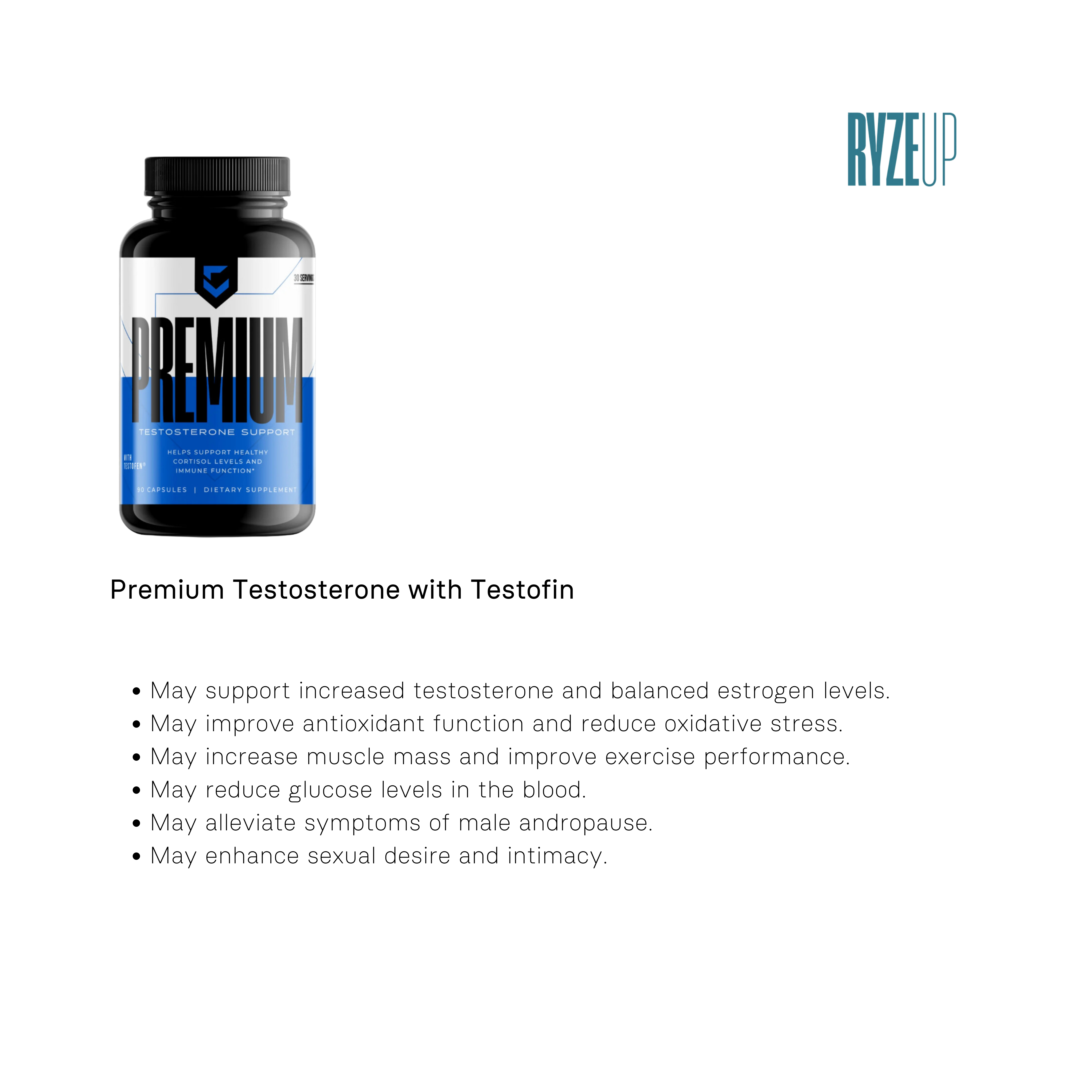 Premium Testosterone w/ Testofen ®